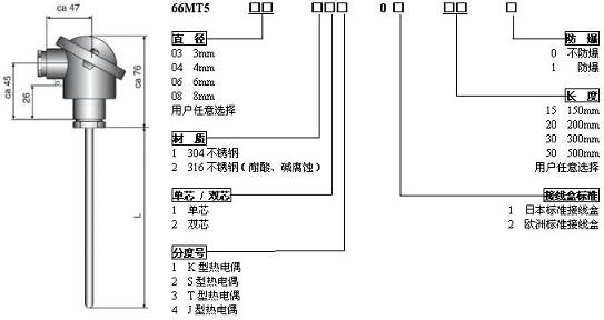 熱電偶傳感器選型表